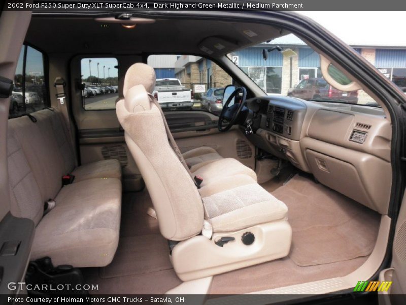  2002 F250 Super Duty XLT SuperCab 4x4 Medium Parchment Interior