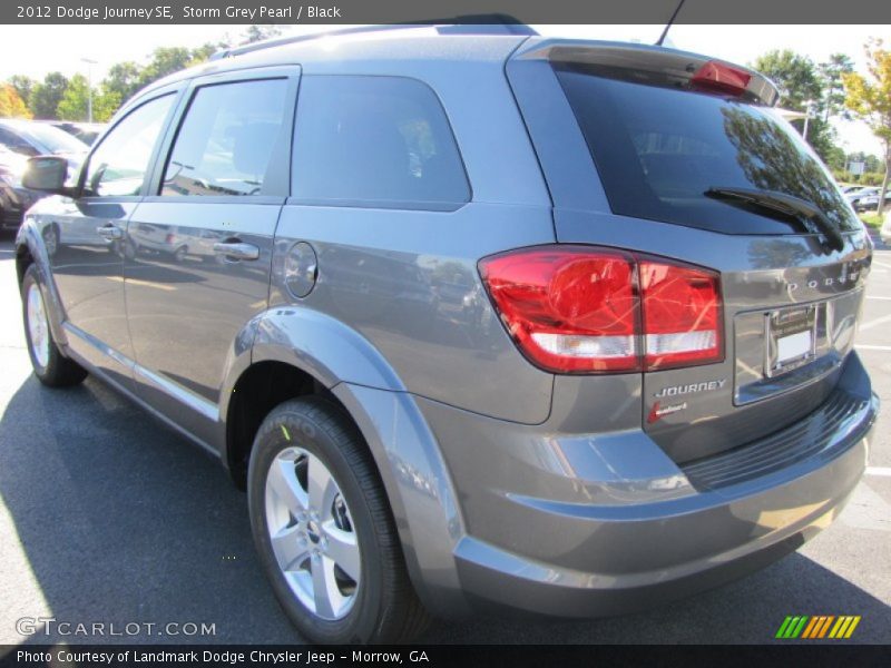 Storm Grey Pearl / Black 2012 Dodge Journey SE