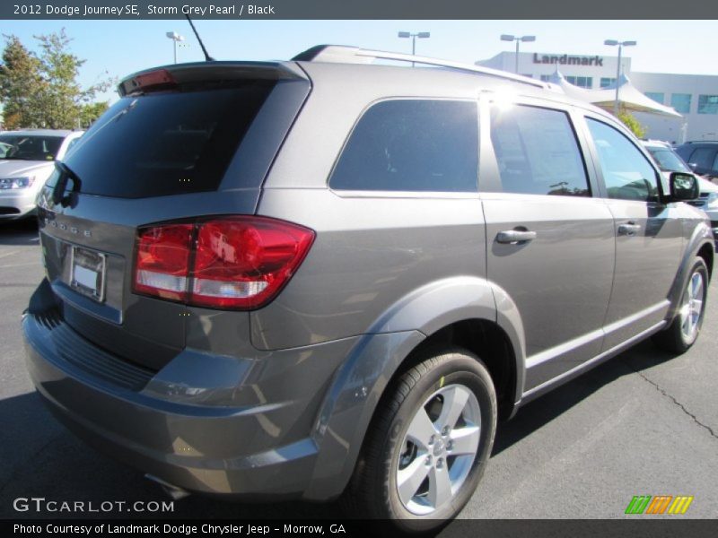 Storm Grey Pearl / Black 2012 Dodge Journey SE