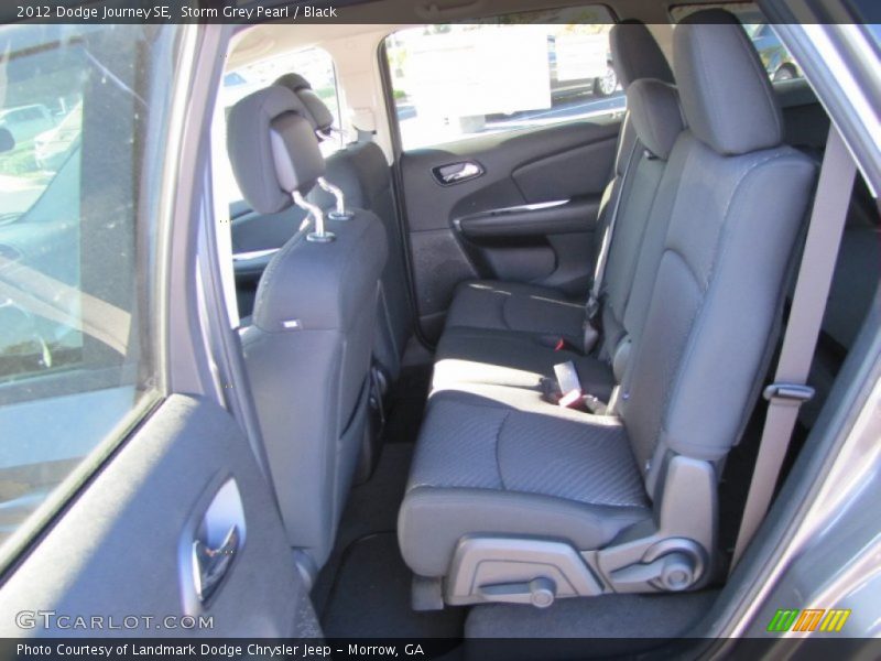 Storm Grey Pearl / Black 2012 Dodge Journey SE