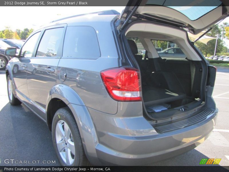Storm Grey Pearl / Black 2012 Dodge Journey SE