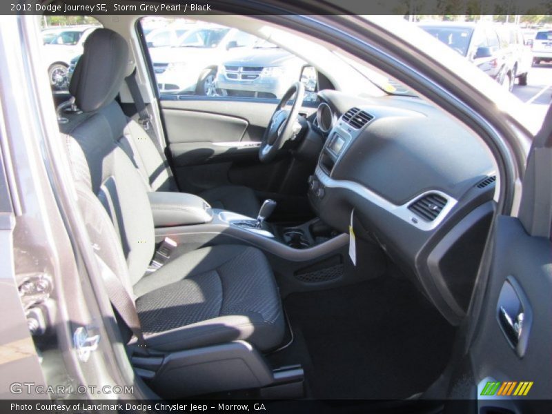 Storm Grey Pearl / Black 2012 Dodge Journey SE