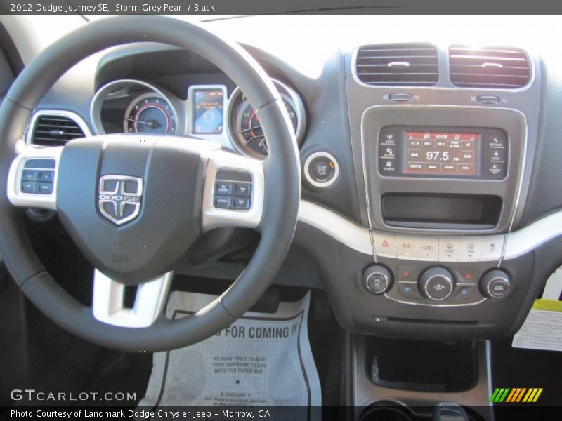 Storm Grey Pearl / Black 2012 Dodge Journey SE
