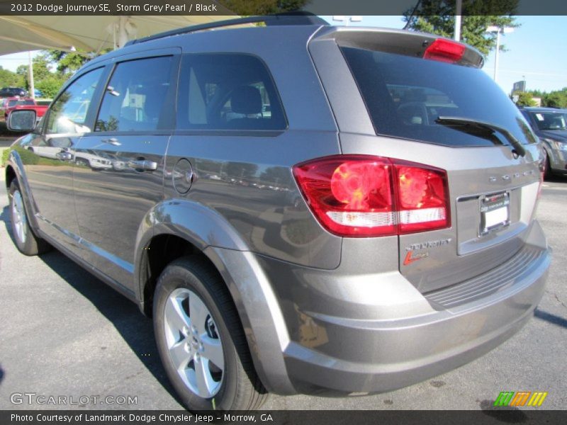 Storm Grey Pearl / Black 2012 Dodge Journey SE