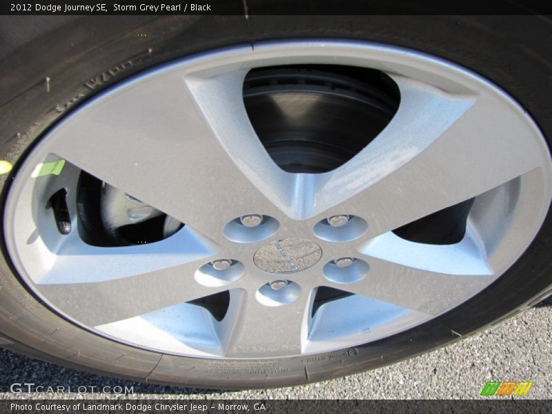 Storm Grey Pearl / Black 2012 Dodge Journey SE