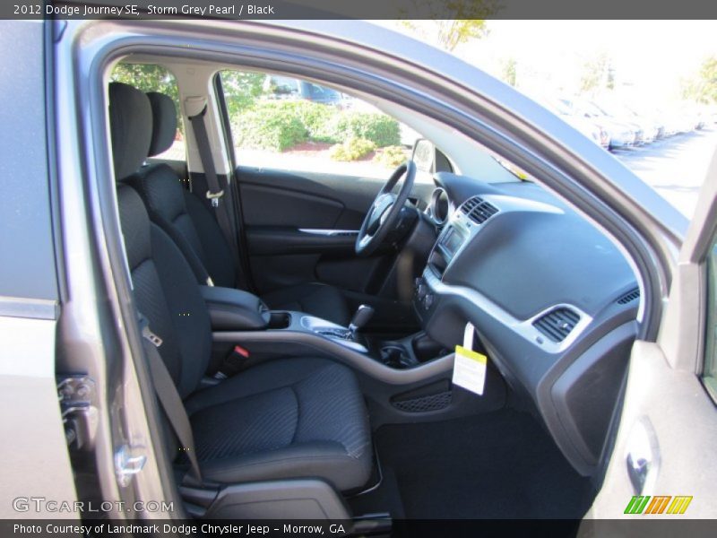 Storm Grey Pearl / Black 2012 Dodge Journey SE