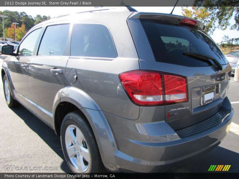 Storm Grey Pearl / Black 2012 Dodge Journey SE