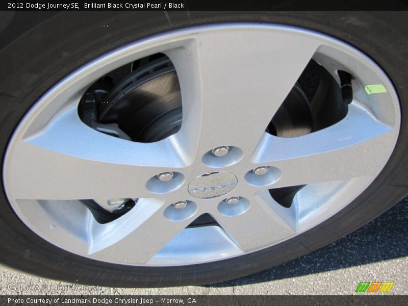Brilliant Black Crystal Pearl / Black 2012 Dodge Journey SE