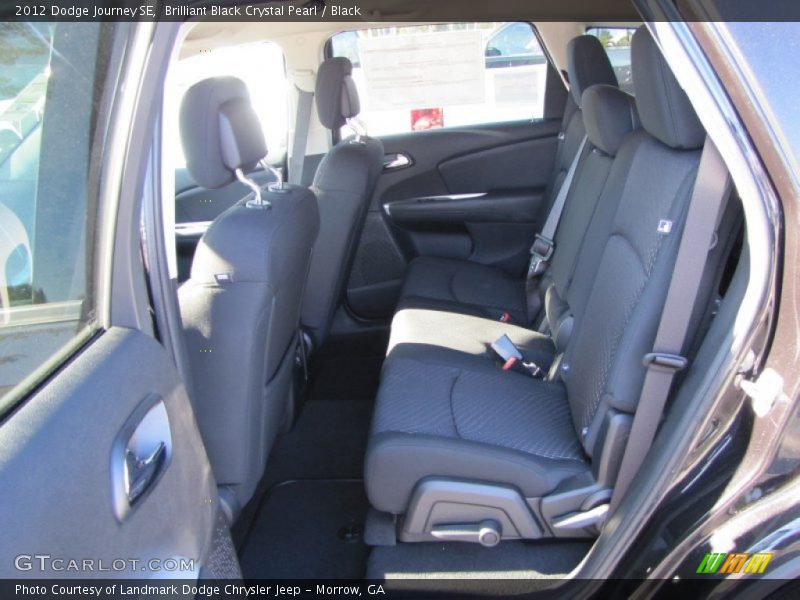 Brilliant Black Crystal Pearl / Black 2012 Dodge Journey SE
