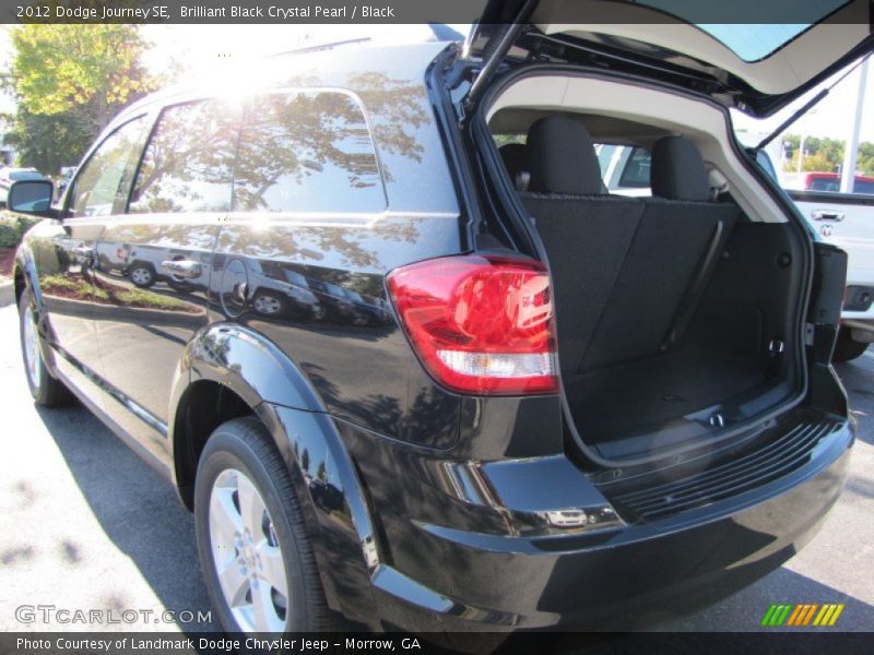 Brilliant Black Crystal Pearl / Black 2012 Dodge Journey SE