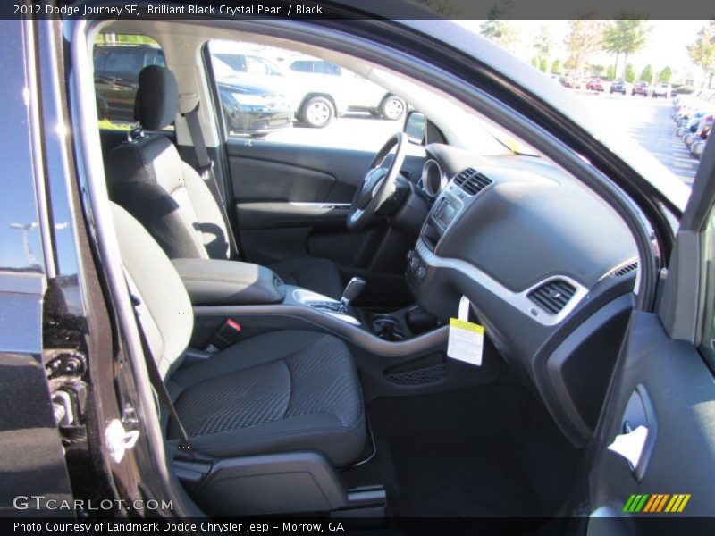 Brilliant Black Crystal Pearl / Black 2012 Dodge Journey SE