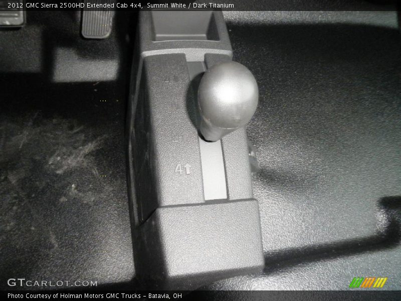 Summit White / Dark Titanium 2012 GMC Sierra 2500HD Extended Cab 4x4
