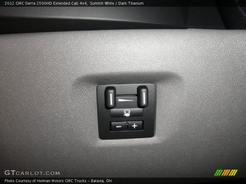 Summit White / Dark Titanium 2012 GMC Sierra 2500HD Extended Cab 4x4