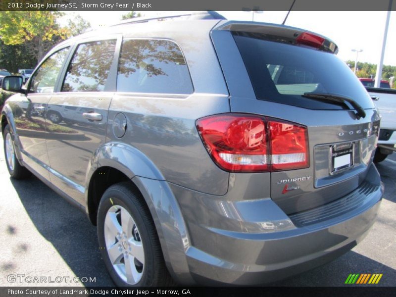 Storm Grey Pearl / Black 2012 Dodge Journey SE