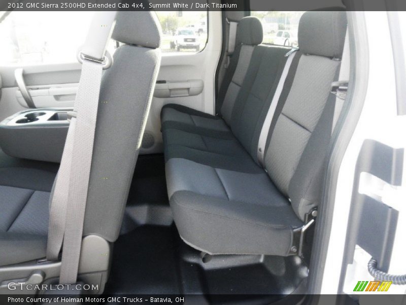 Summit White / Dark Titanium 2012 GMC Sierra 2500HD Extended Cab 4x4