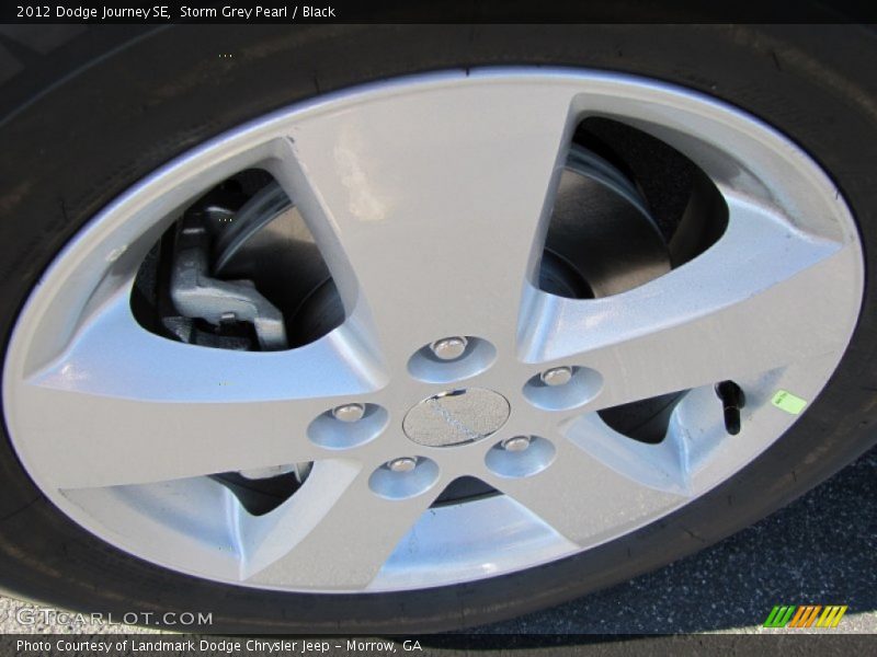 Storm Grey Pearl / Black 2012 Dodge Journey SE