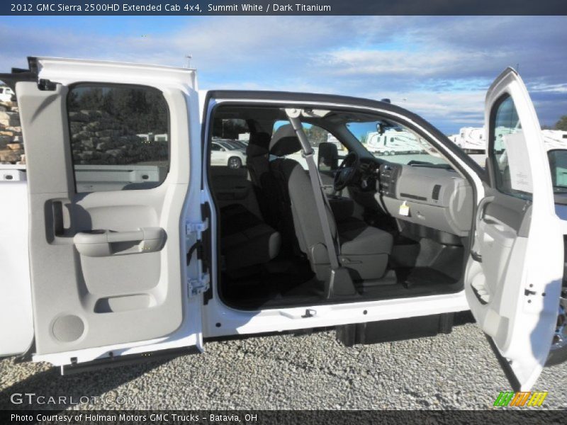 Summit White / Dark Titanium 2012 GMC Sierra 2500HD Extended Cab 4x4