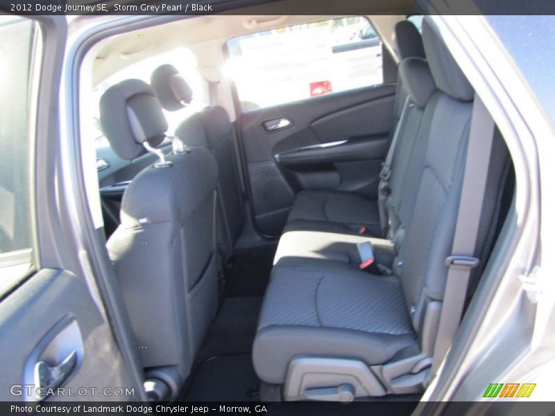 Storm Grey Pearl / Black 2012 Dodge Journey SE