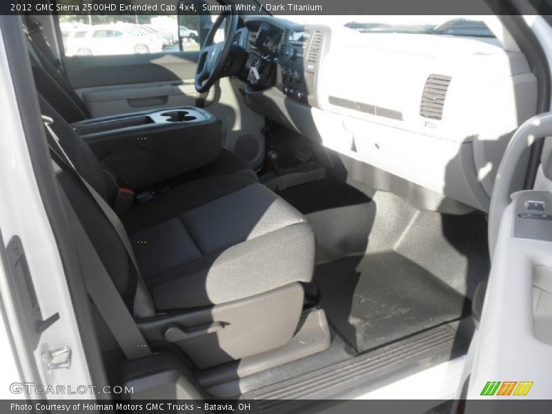 Summit White / Dark Titanium 2012 GMC Sierra 2500HD Extended Cab 4x4