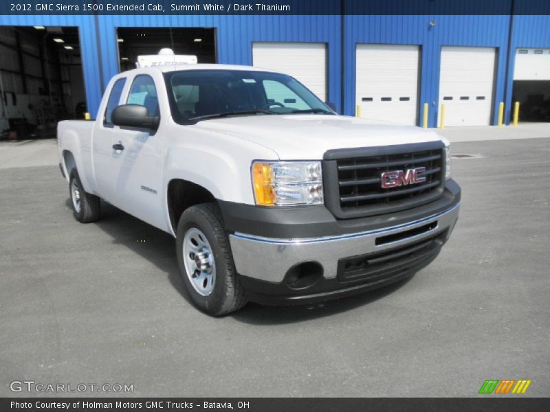 Summit White / Dark Titanium 2012 GMC Sierra 1500 Extended Cab