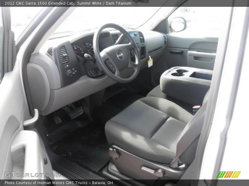 Summit White / Dark Titanium 2012 GMC Sierra 1500 Extended Cab