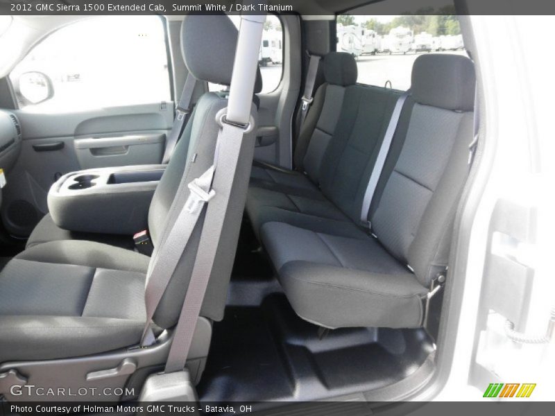 Summit White / Dark Titanium 2012 GMC Sierra 1500 Extended Cab