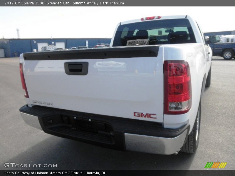 Summit White / Dark Titanium 2012 GMC Sierra 1500 Extended Cab
