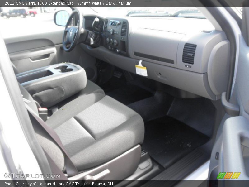 Summit White / Dark Titanium 2012 GMC Sierra 1500 Extended Cab