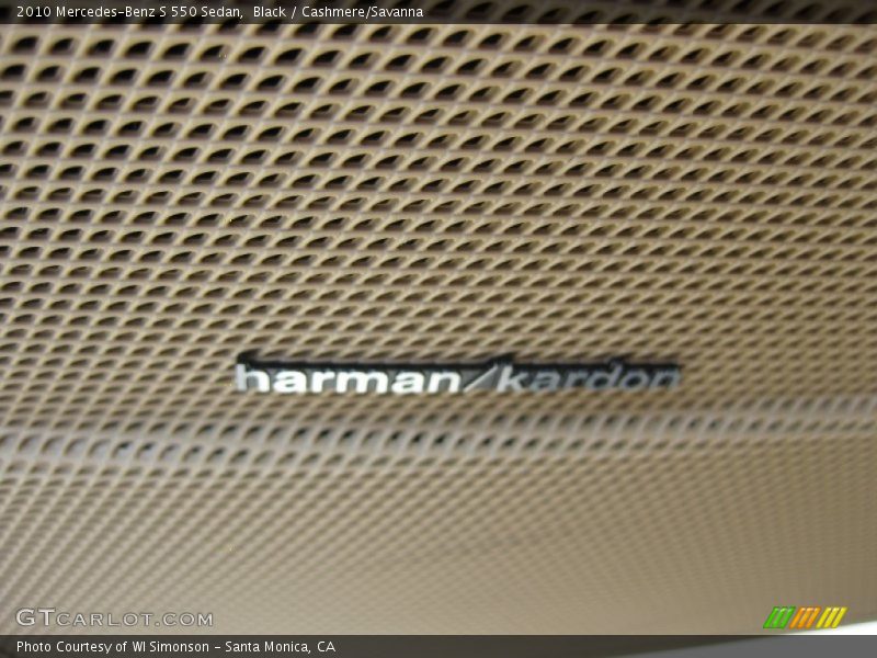 Black / Cashmere/Savanna 2010 Mercedes-Benz S 550 Sedan