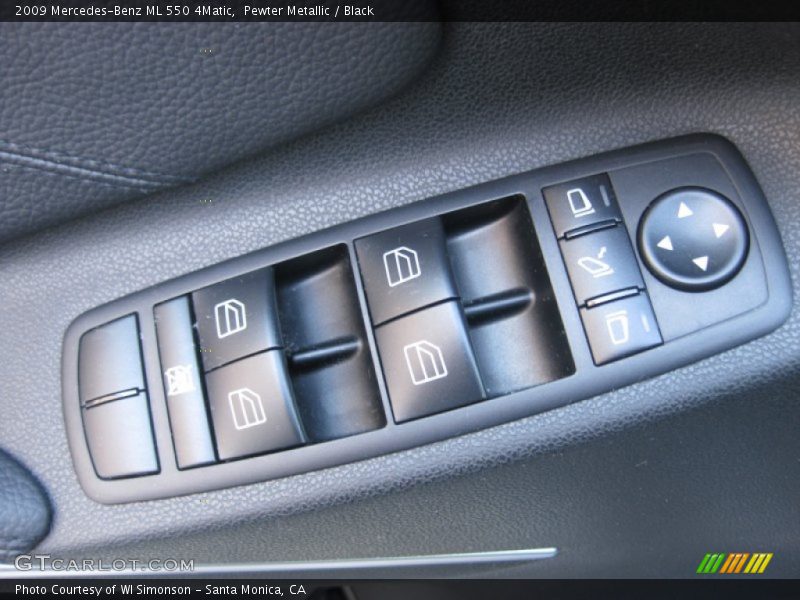Pewter Metallic / Black 2009 Mercedes-Benz ML 550 4Matic