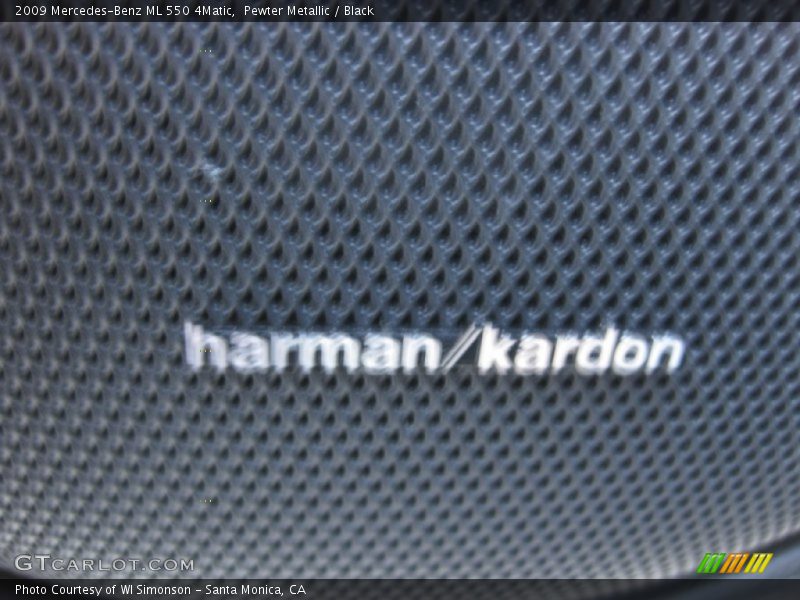 Pewter Metallic / Black 2009 Mercedes-Benz ML 550 4Matic