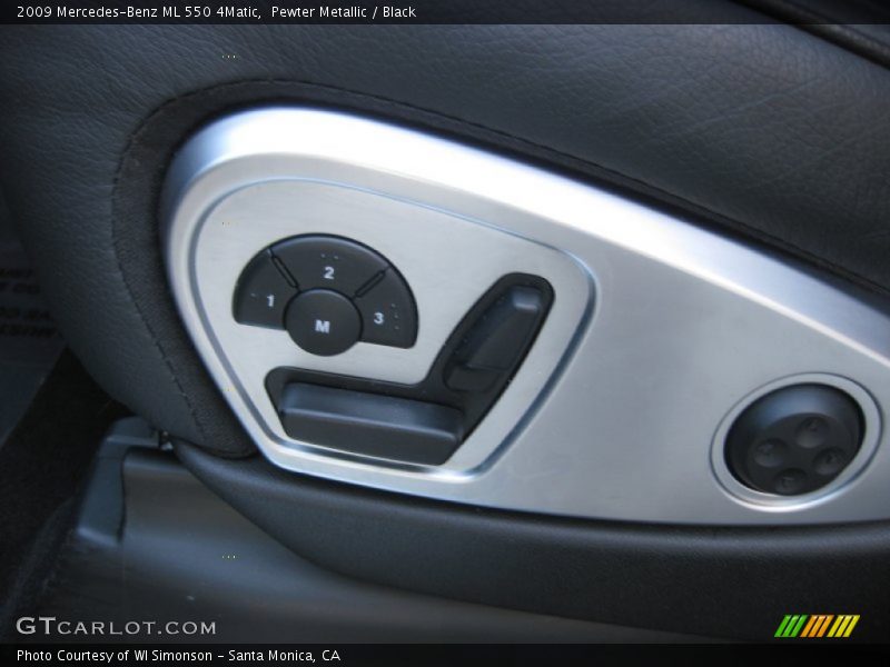 Pewter Metallic / Black 2009 Mercedes-Benz ML 550 4Matic