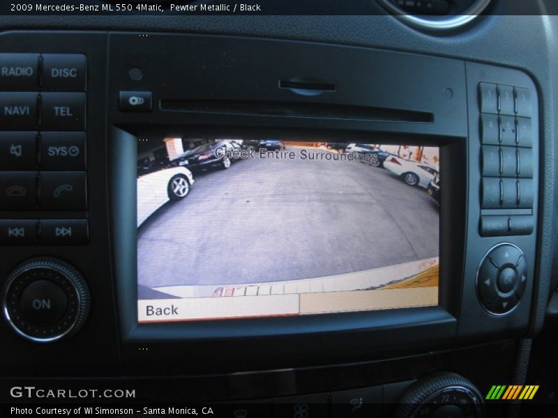 Pewter Metallic / Black 2009 Mercedes-Benz ML 550 4Matic