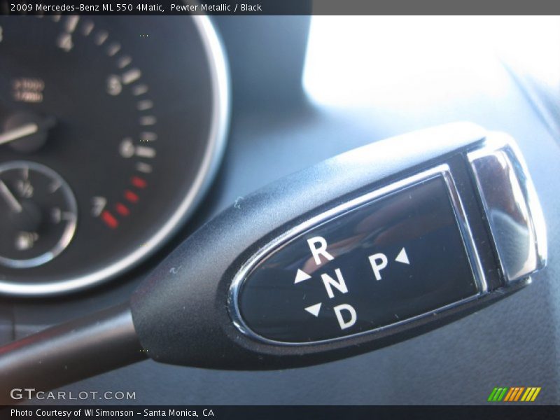 Pewter Metallic / Black 2009 Mercedes-Benz ML 550 4Matic