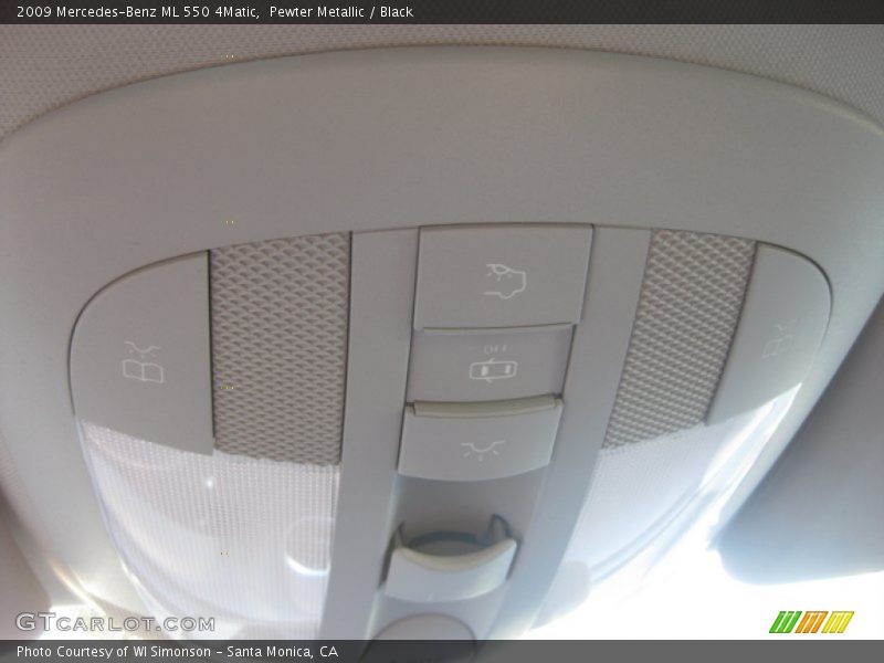Pewter Metallic / Black 2009 Mercedes-Benz ML 550 4Matic