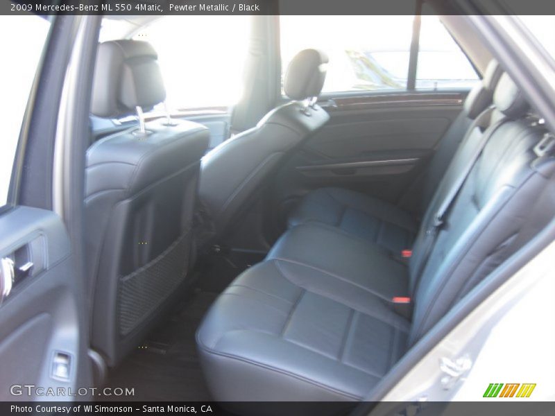 Pewter Metallic / Black 2009 Mercedes-Benz ML 550 4Matic