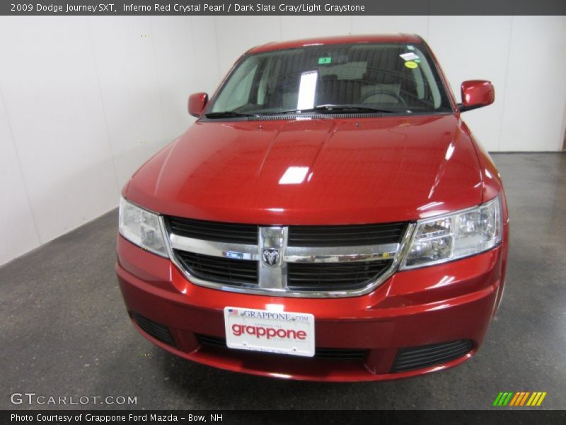 Inferno Red Crystal Pearl / Dark Slate Gray/Light Graystone 2009 Dodge Journey SXT