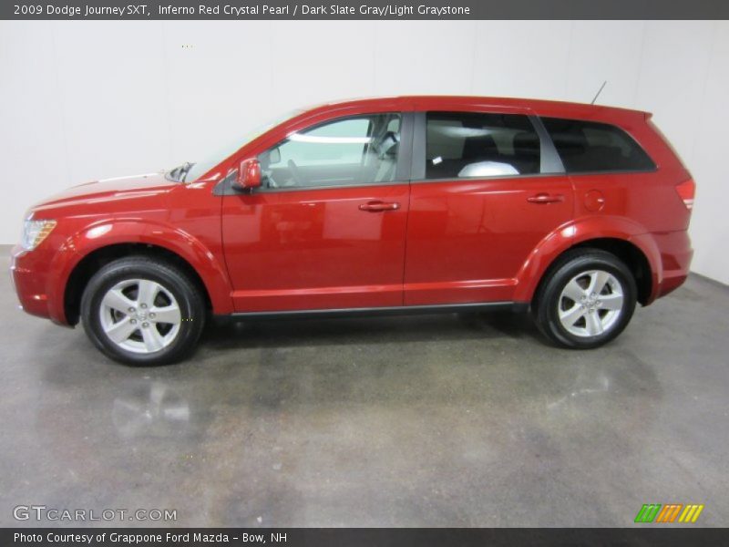 Inferno Red Crystal Pearl / Dark Slate Gray/Light Graystone 2009 Dodge Journey SXT