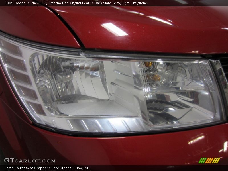 Inferno Red Crystal Pearl / Dark Slate Gray/Light Graystone 2009 Dodge Journey SXT