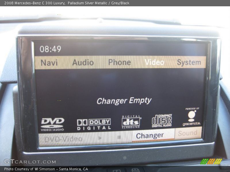 Palladium Silver Metallic / Grey/Black 2008 Mercedes-Benz C 300 Luxury
