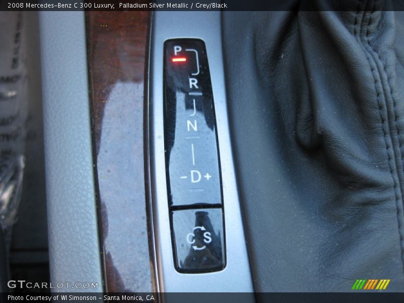 Palladium Silver Metallic / Grey/Black 2008 Mercedes-Benz C 300 Luxury