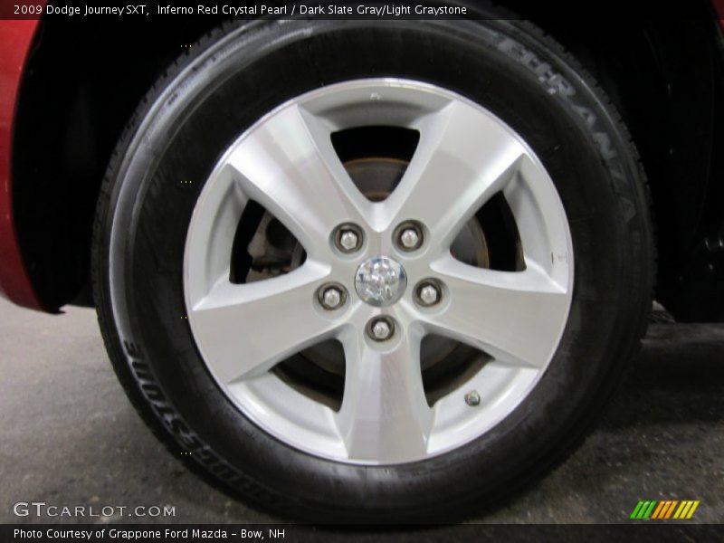 Inferno Red Crystal Pearl / Dark Slate Gray/Light Graystone 2009 Dodge Journey SXT