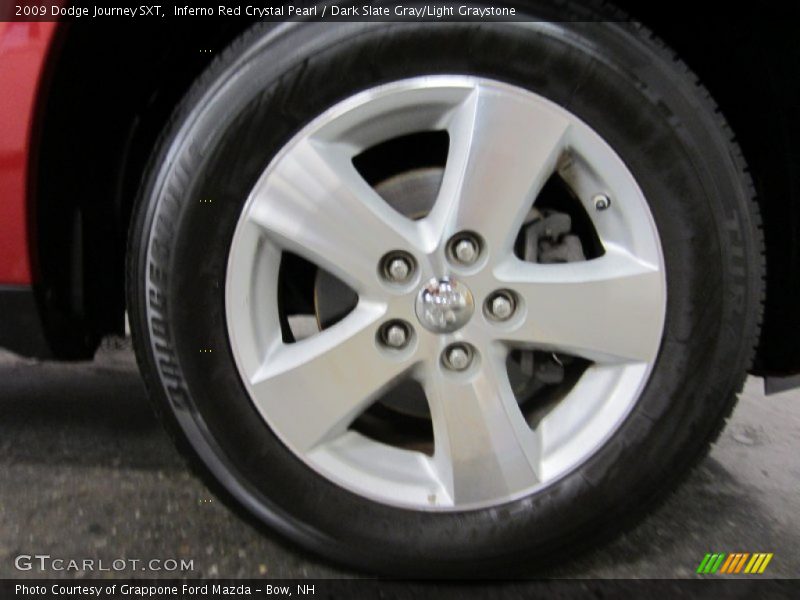 Inferno Red Crystal Pearl / Dark Slate Gray/Light Graystone 2009 Dodge Journey SXT