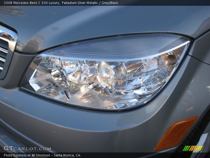 Palladium Silver Metallic / Grey/Black 2008 Mercedes-Benz C 300 Luxury
