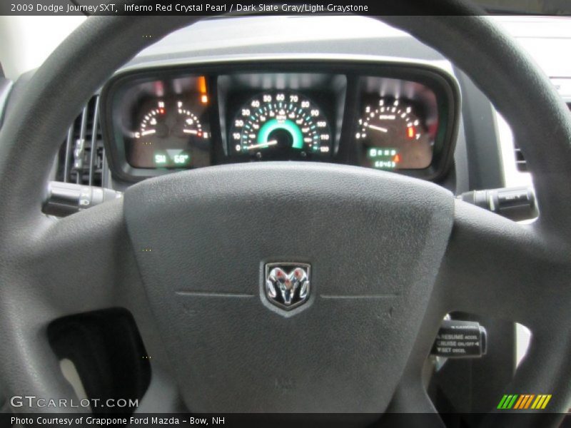 Inferno Red Crystal Pearl / Dark Slate Gray/Light Graystone 2009 Dodge Journey SXT