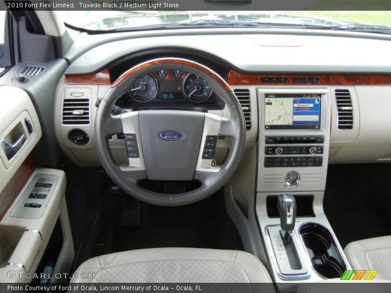 Tuxedo Black / Medium Light Stone 2010 Ford Flex Limited