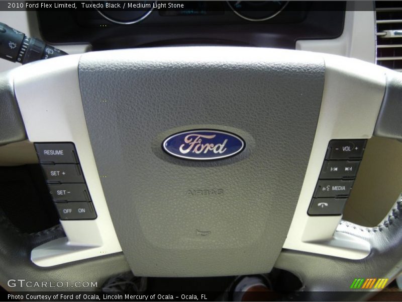 Tuxedo Black / Medium Light Stone 2010 Ford Flex Limited
