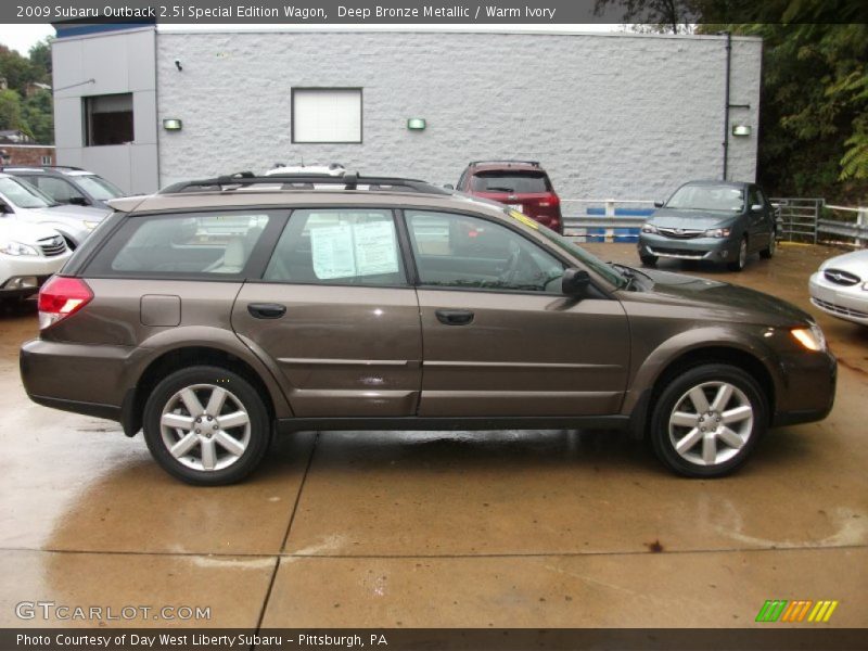 Deep Bronze Metallic / Warm Ivory 2009 Subaru Outback 2.5i Special Edition Wagon