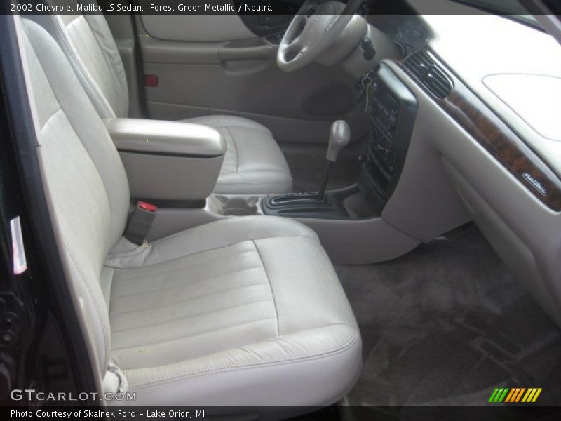Forest Green Metallic / Neutral 2002 Chevrolet Malibu LS Sedan