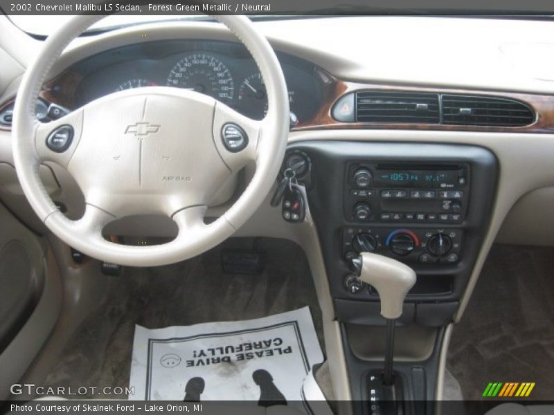Forest Green Metallic / Neutral 2002 Chevrolet Malibu LS Sedan